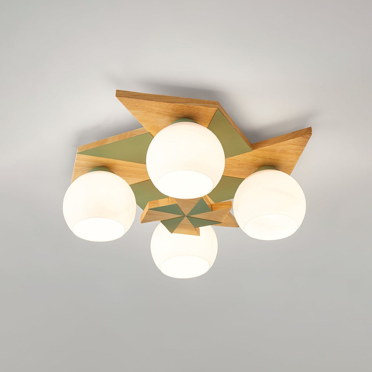 Ewooda lámpara de techo de madera