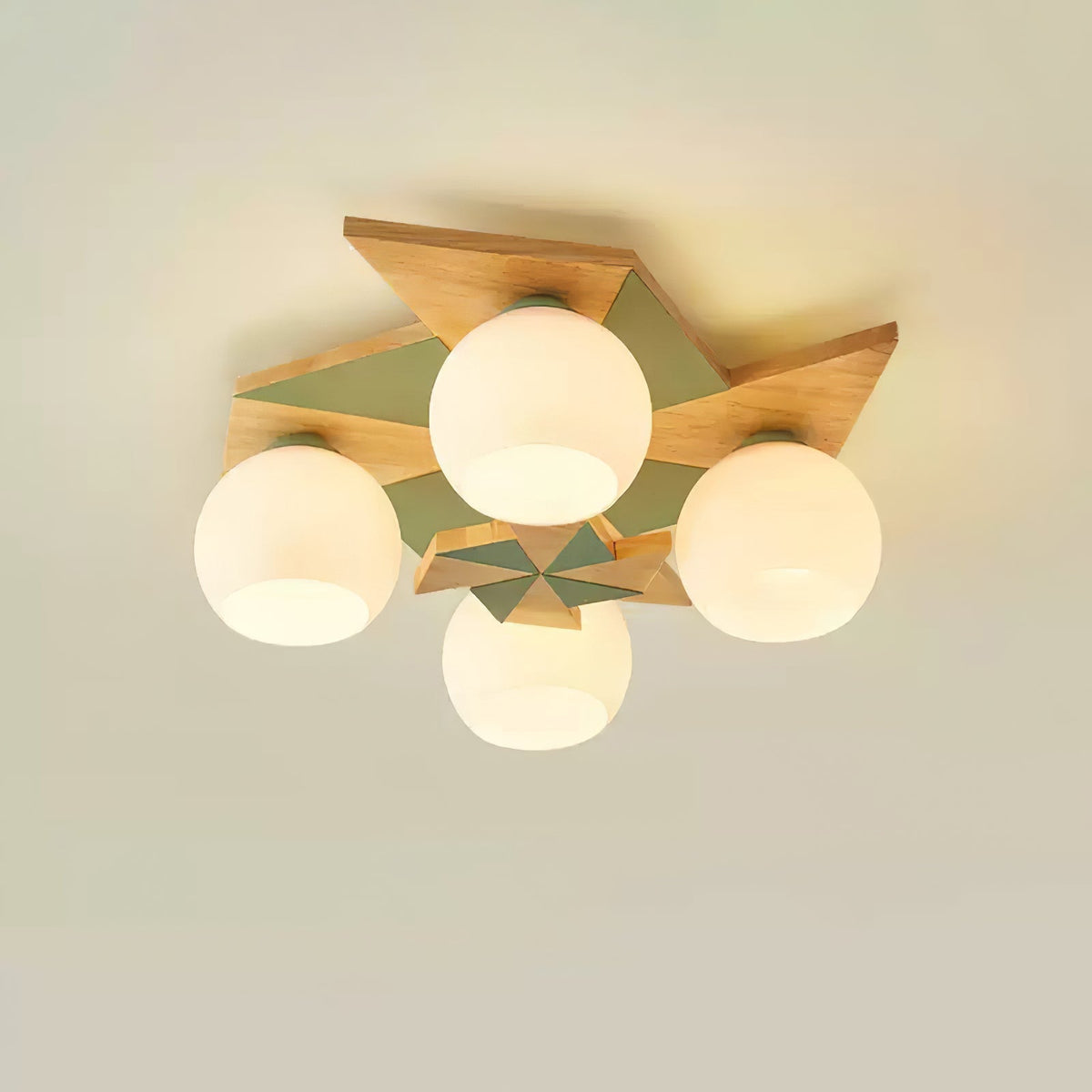 Ewooda lámpara de techo de madera