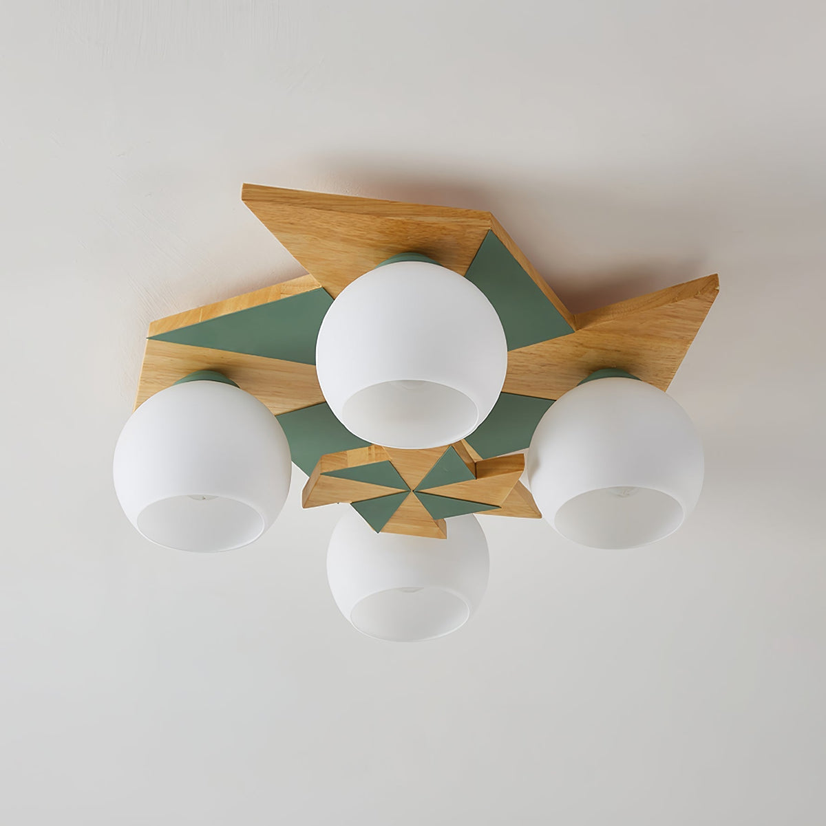 Ewooda lámpara de techo de madera