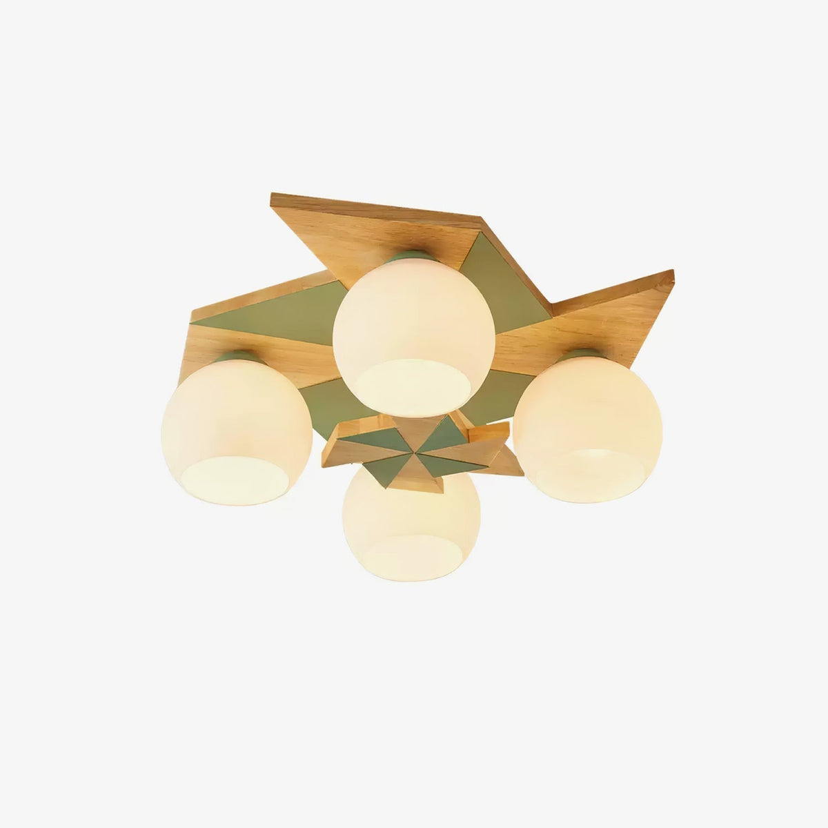 Ewooda lámpara de techo de madera